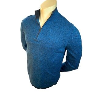 Michael Kors 1/4 zip cotton/wool blend pullover size large.